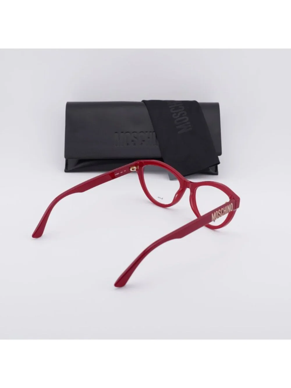 Moschino MOS623 0C9A 00 Cat Eye Eyeglasses 52mm - Red